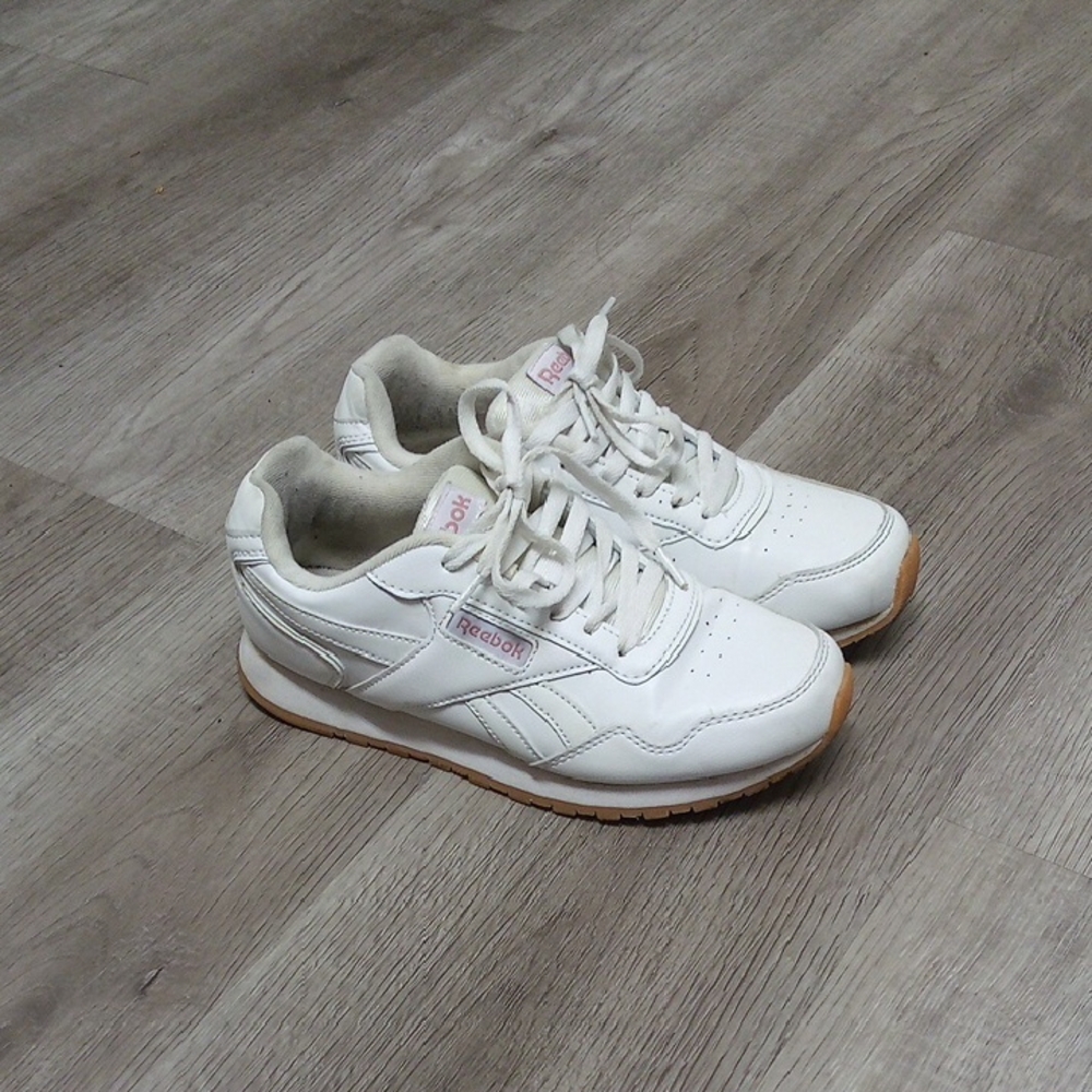 Reebok White Leather Sneakers